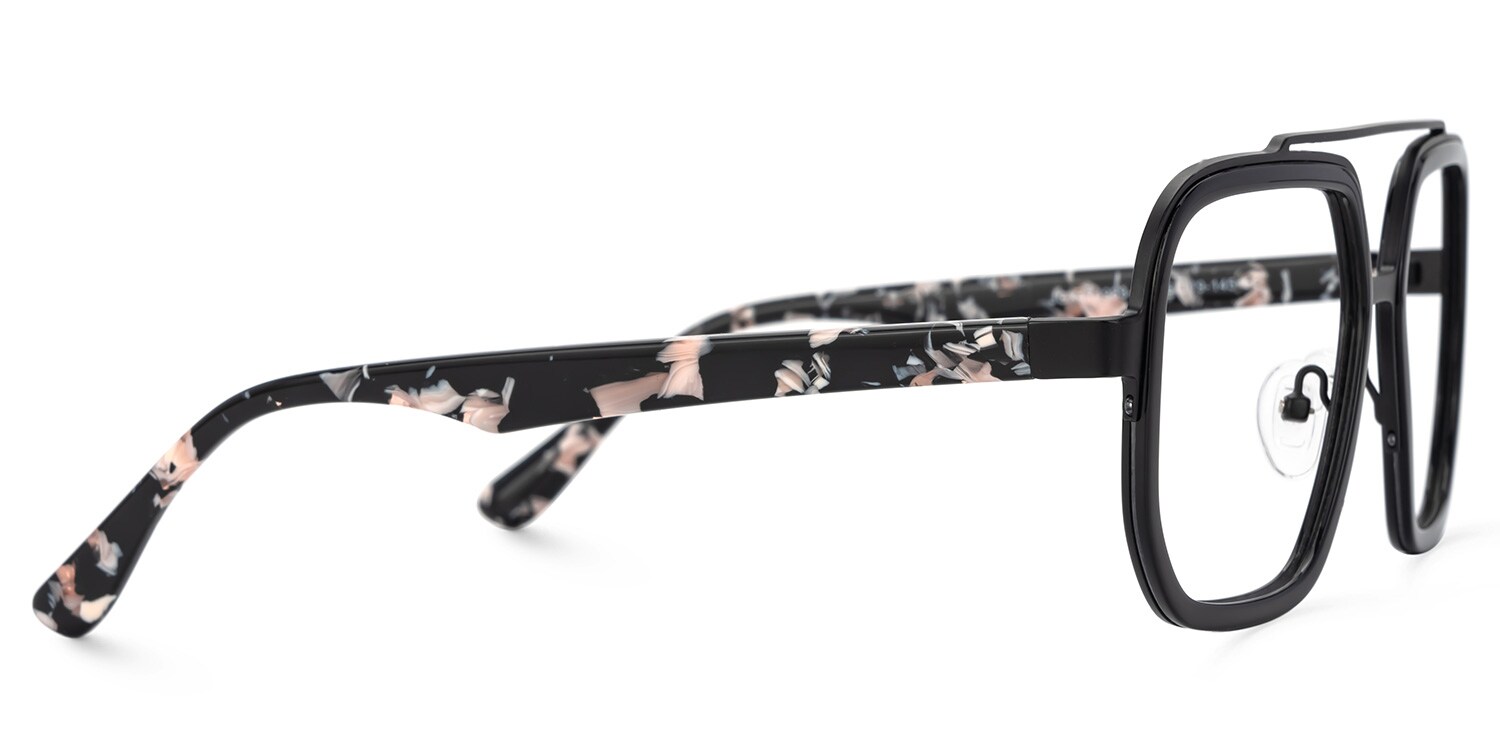 Ace Black Aviator Frame Glasses Online | Zeelool2