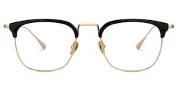 Caton Browline Black Glasses0