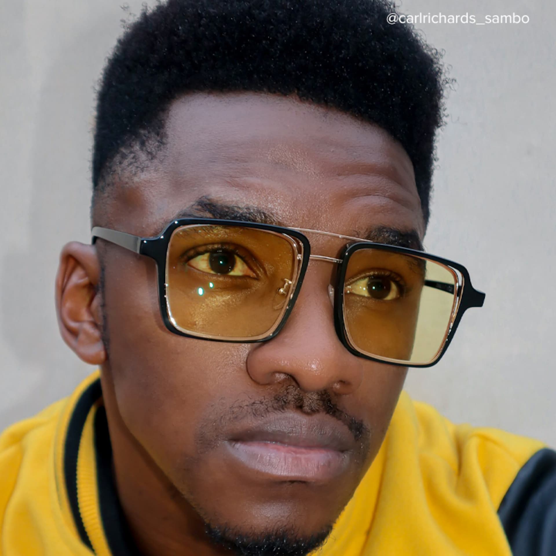 Nellie Aviator Black-Gold Eyeglasses & Frame Glasses9