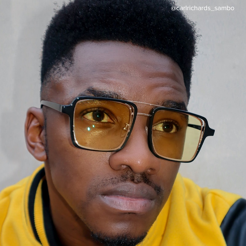 Nellie Aviator Black-Gold Eyeglasses & Frame Glasses9