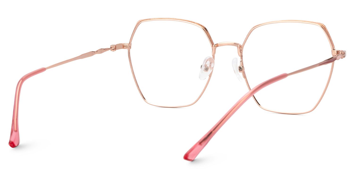 Marlon Geometric Two-Tone Full-Rim Glasses | Zeelool2