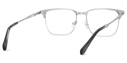 Marshall Rectangle Silver Glasses5