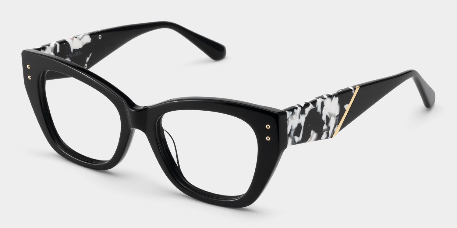 Skylar Black Frame Glasses with Butterfly Frame Online | ZEELOOL5
