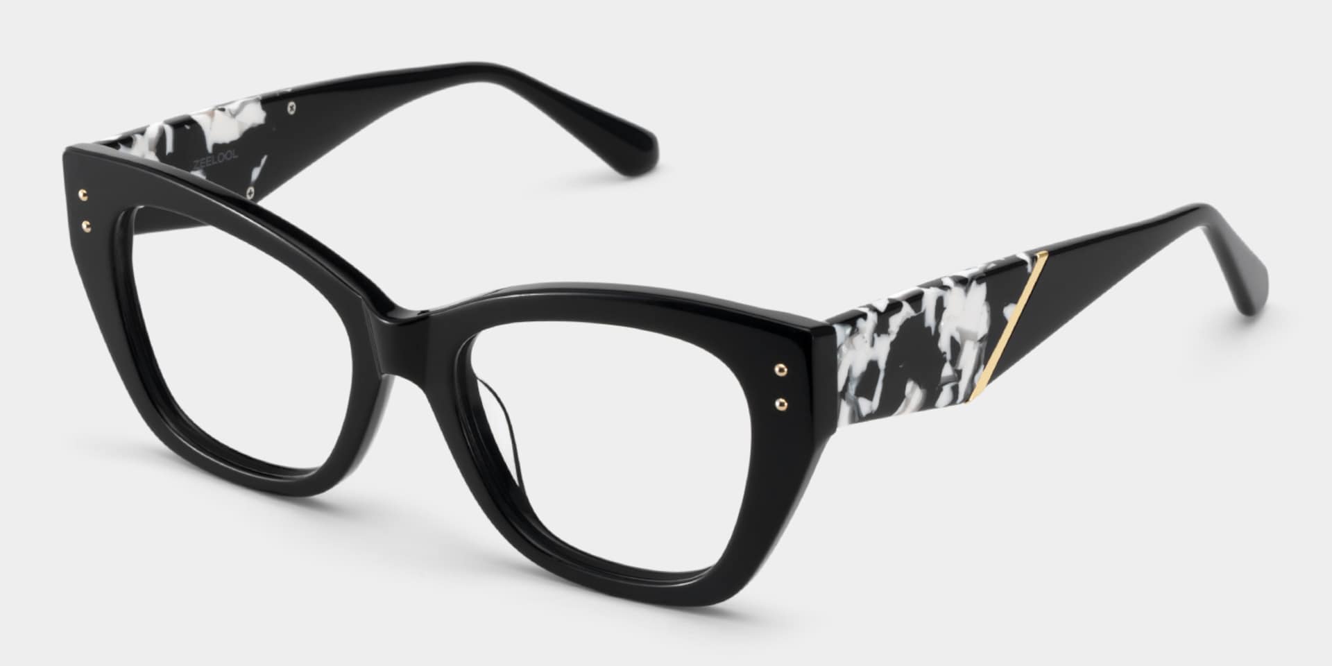 Skylar Black Frame Glasses with Butterfly Frame Online | ZEELOOL5