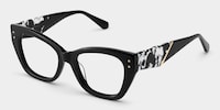 Skylar Butterfly Black Glasses2