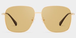 Valentina Square Gold Polarized Sunglasses1