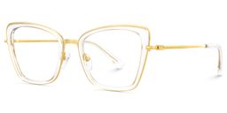 Rosalie Butterfly Clear Glasses3