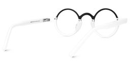 Lumy Round White Glasses3