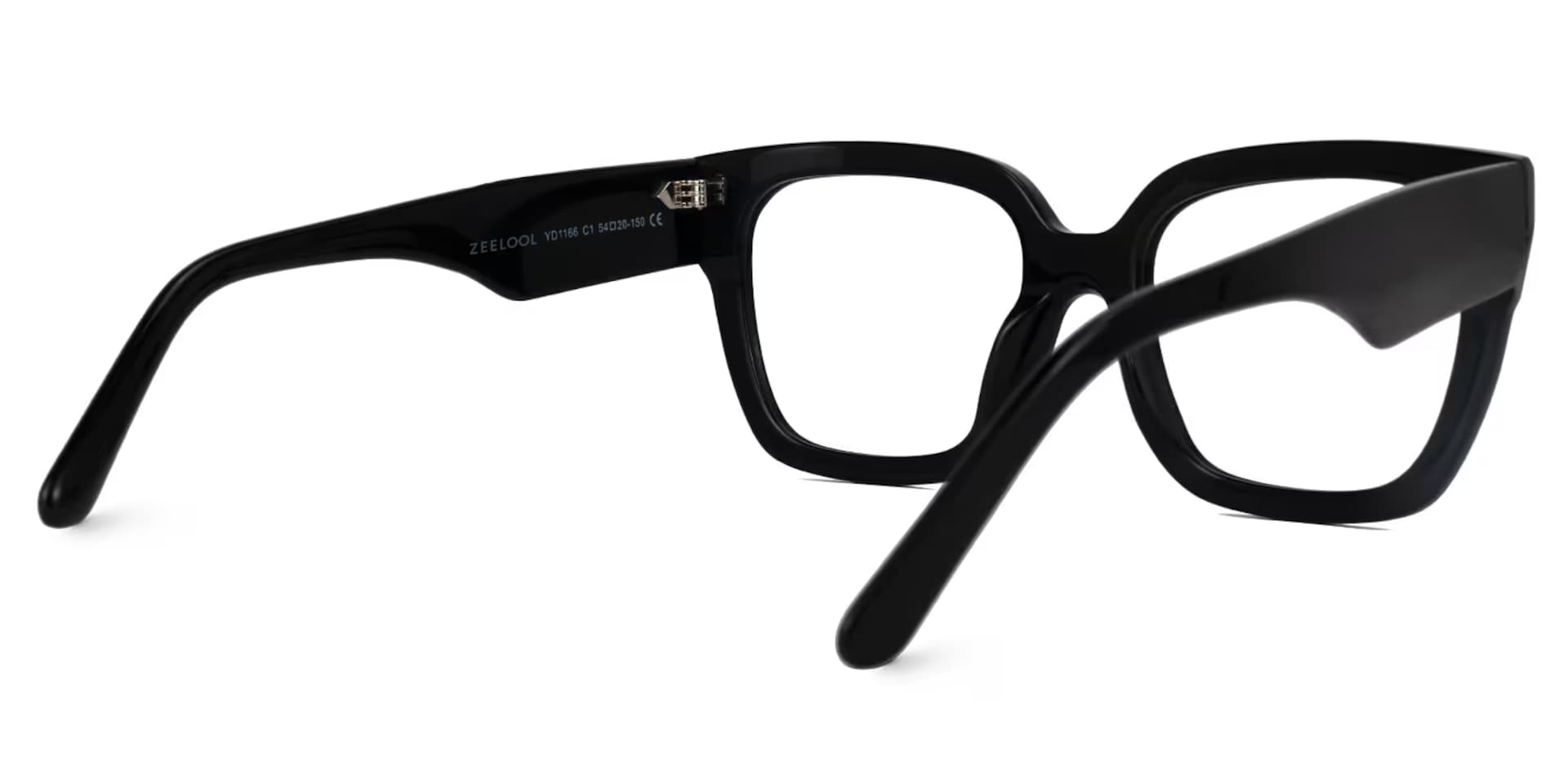 Rainna Square Black Glasses4