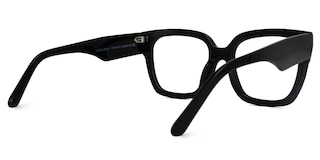 Rainna Square Black Glasses4