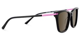 Eliot Rectangle Black Sunglasses3