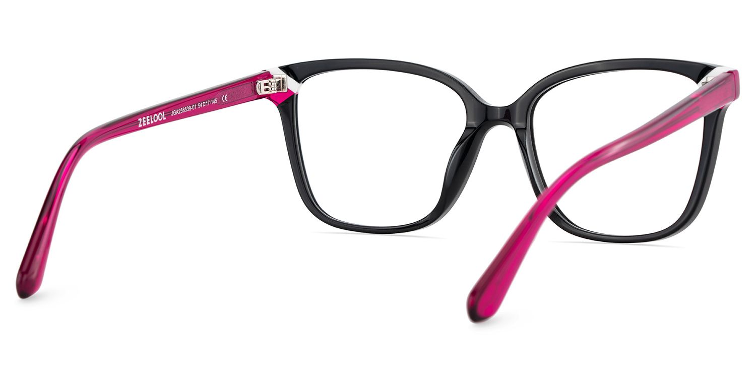Thin Black Glasses Frame with Square Shape6