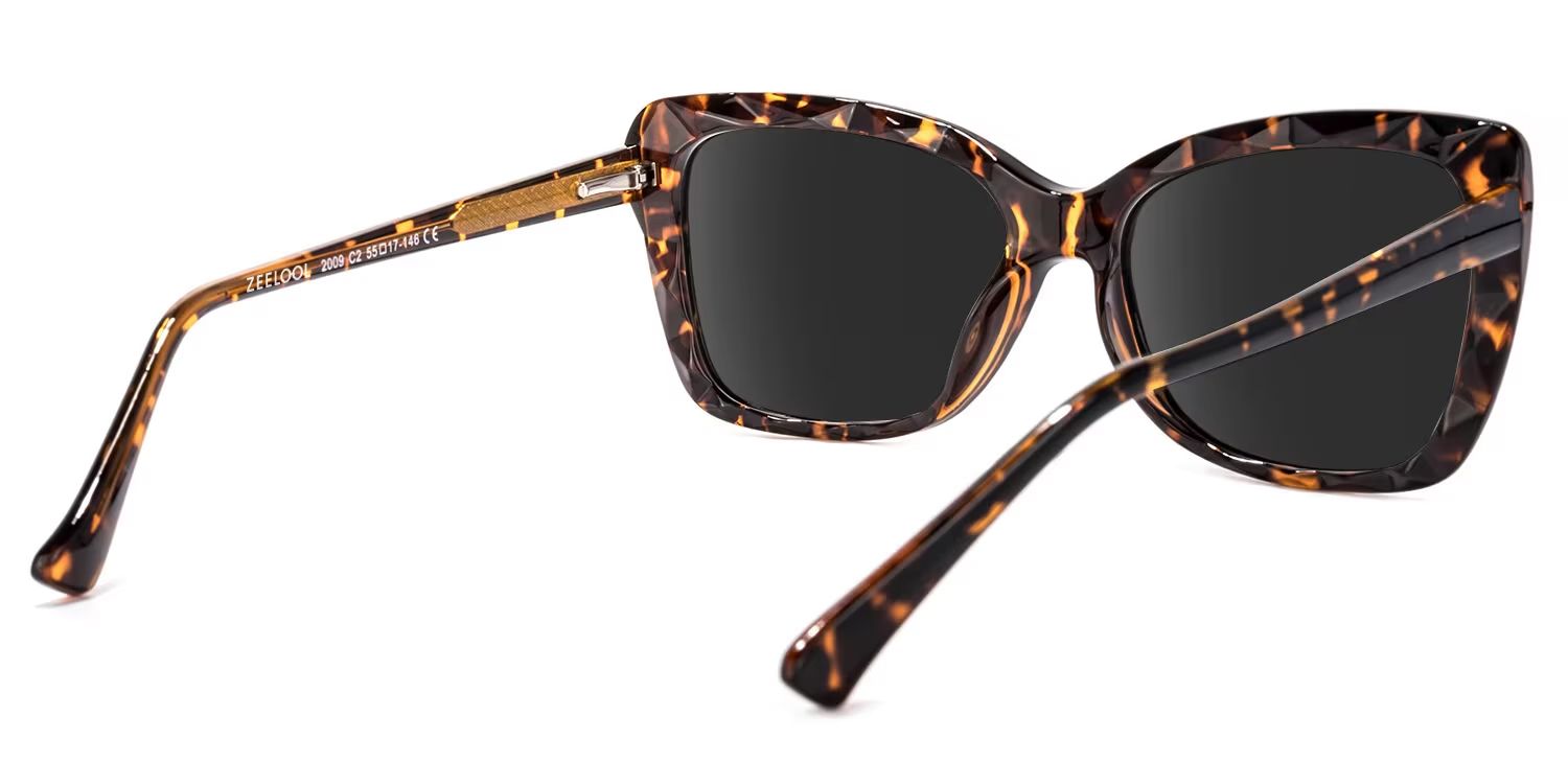 Edna Cateye Yellow-Tortoise Sunglasses | Zeelool Glasses3