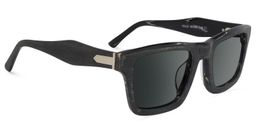 Riley Black Rectangle Sunglasses2