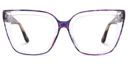 Mirta Square Purple Glasses0