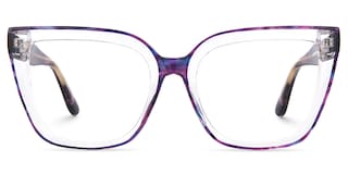 Mirta Square Purple Glasses0