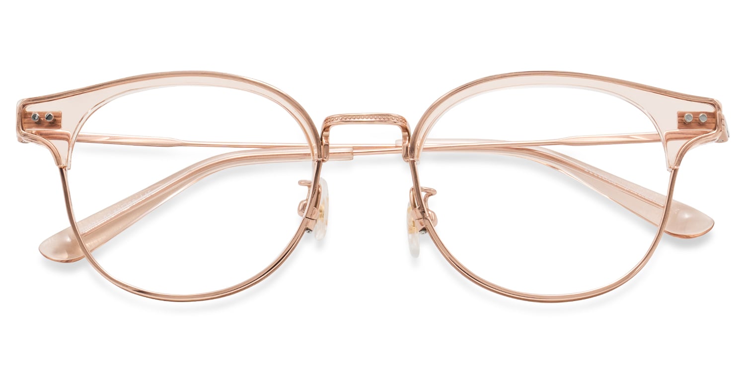 Retro Oval Glasses With Business Style1