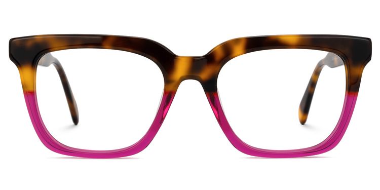 Rosales Square Two-Tone Glasses