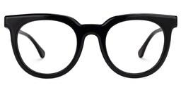 Shabien Round Black Glasses0