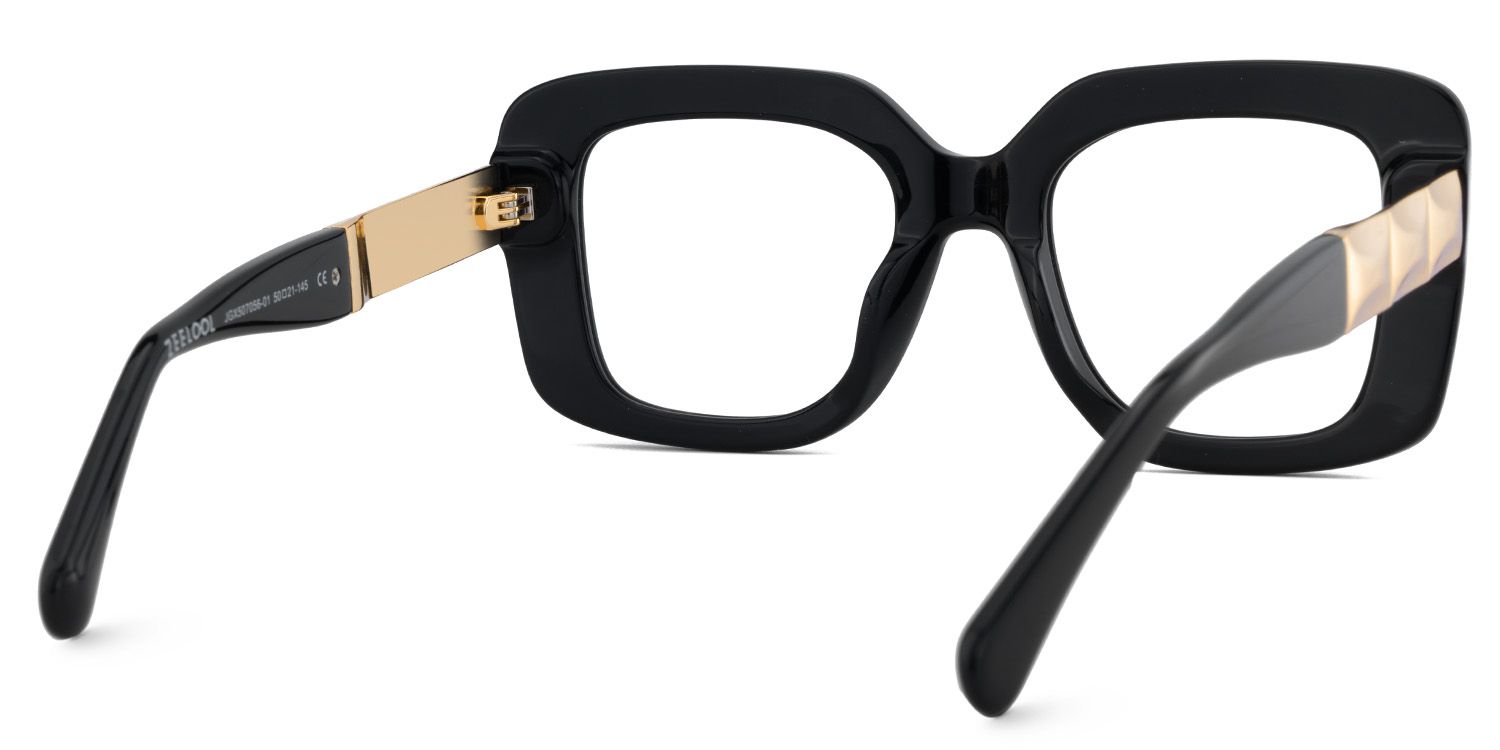 Designer Thick Black Frame Glasses5