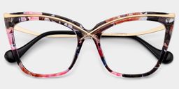 Winston Butterfly Floral Glasses1