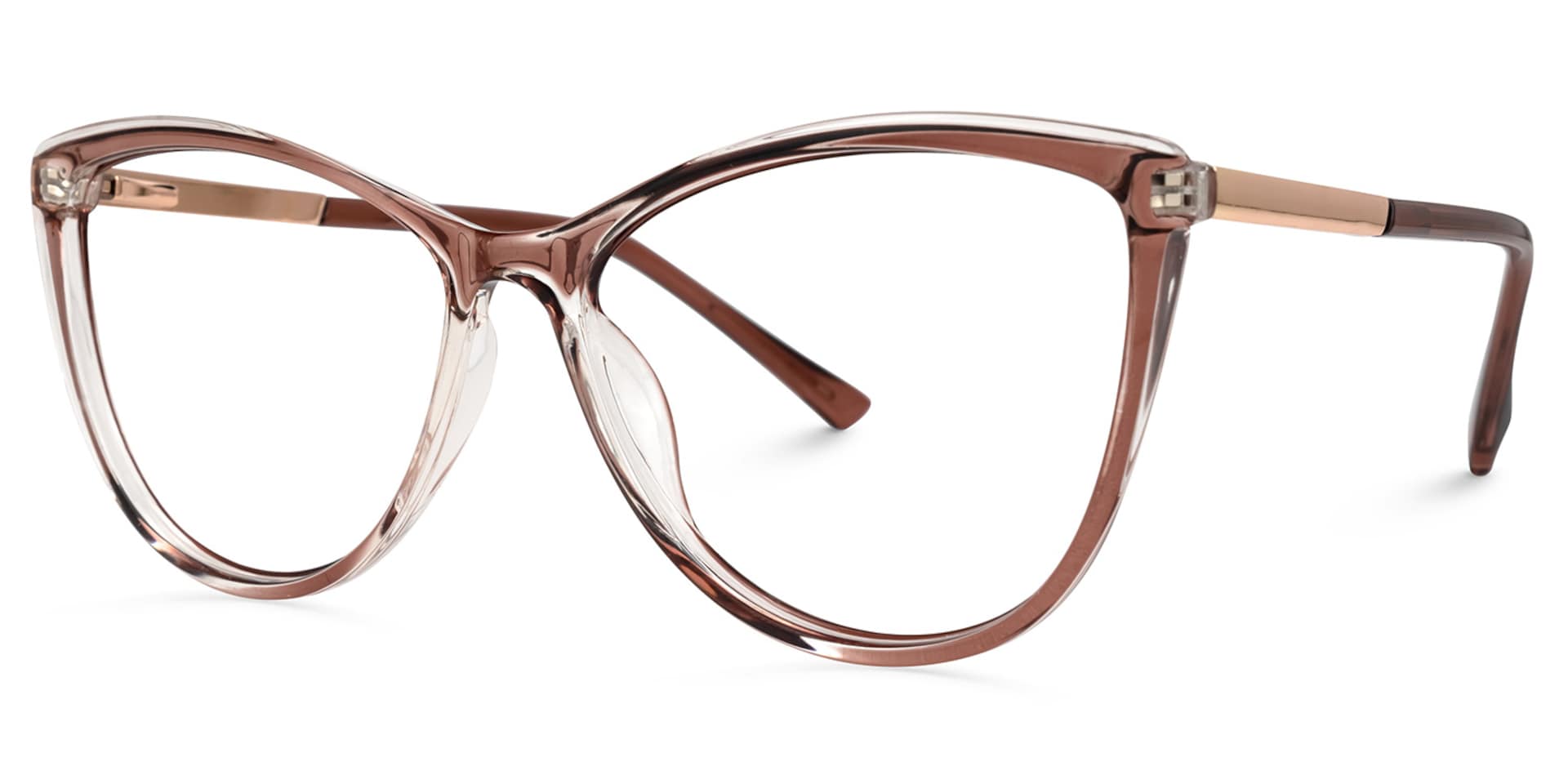 Cateye Pryor Brown Glasses deals -Zeelool Glasses1