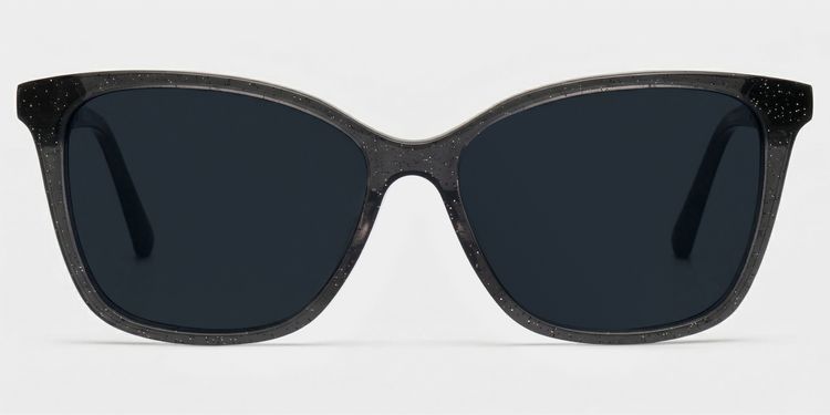 Finnian Square Black Glasses