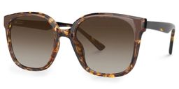 Siner Tortoise Square Sunglasses1