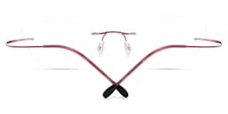 Evelyn Cat Eye Pink Glasses4