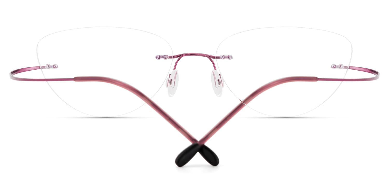 Evelyn Cat Eye Pink Glasses4