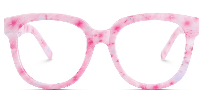 Harrell Square Pink Glasses