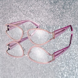 Star Cateye Iridescent Glasses0