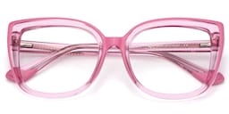 Fenn Cateye Pink Glasses1