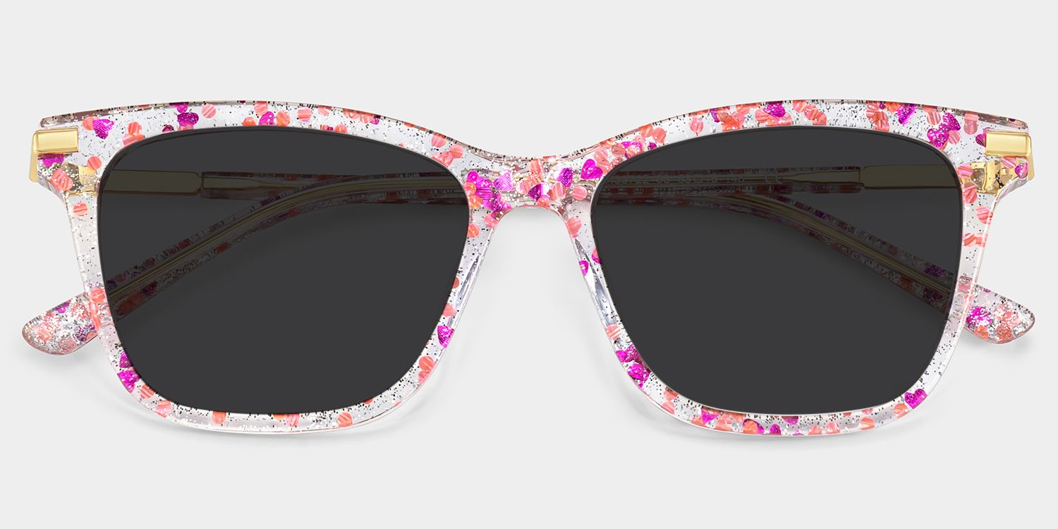 Eliot Mixed Pink Frame Sunglasses | ZEELOOL1