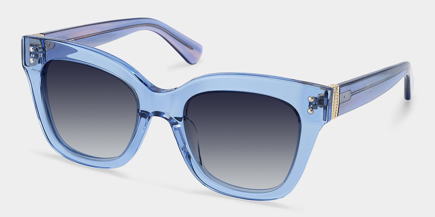Affordable Blue Stella Butterfly Eyeglass Frames | ZEELOOL2