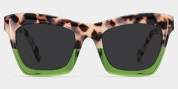 Benitez Two-Tone Square Sunglasses0