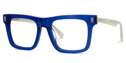 Matthews Square Blue Glasses4