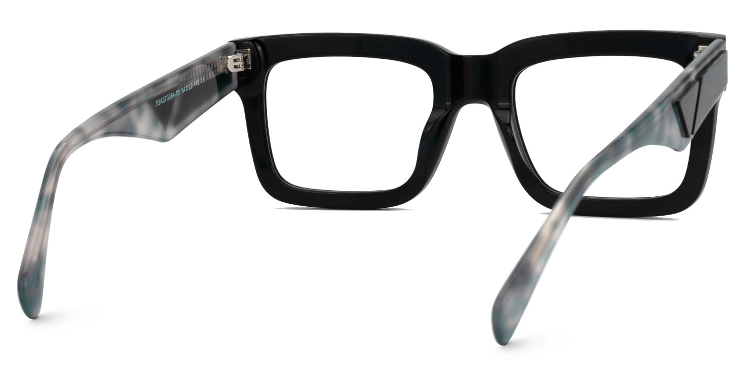 Shirmme Square Black Glasses5
