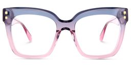 Minguela Square Gray Pink Glasses2