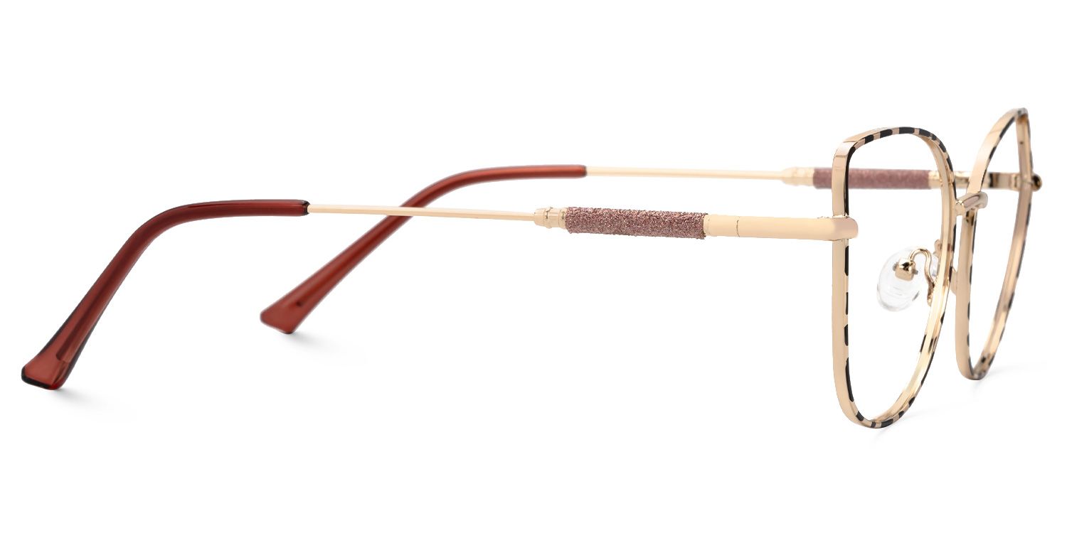 Seisay Eyeglasses in Black-Gold Cateye Design | Zeelool2