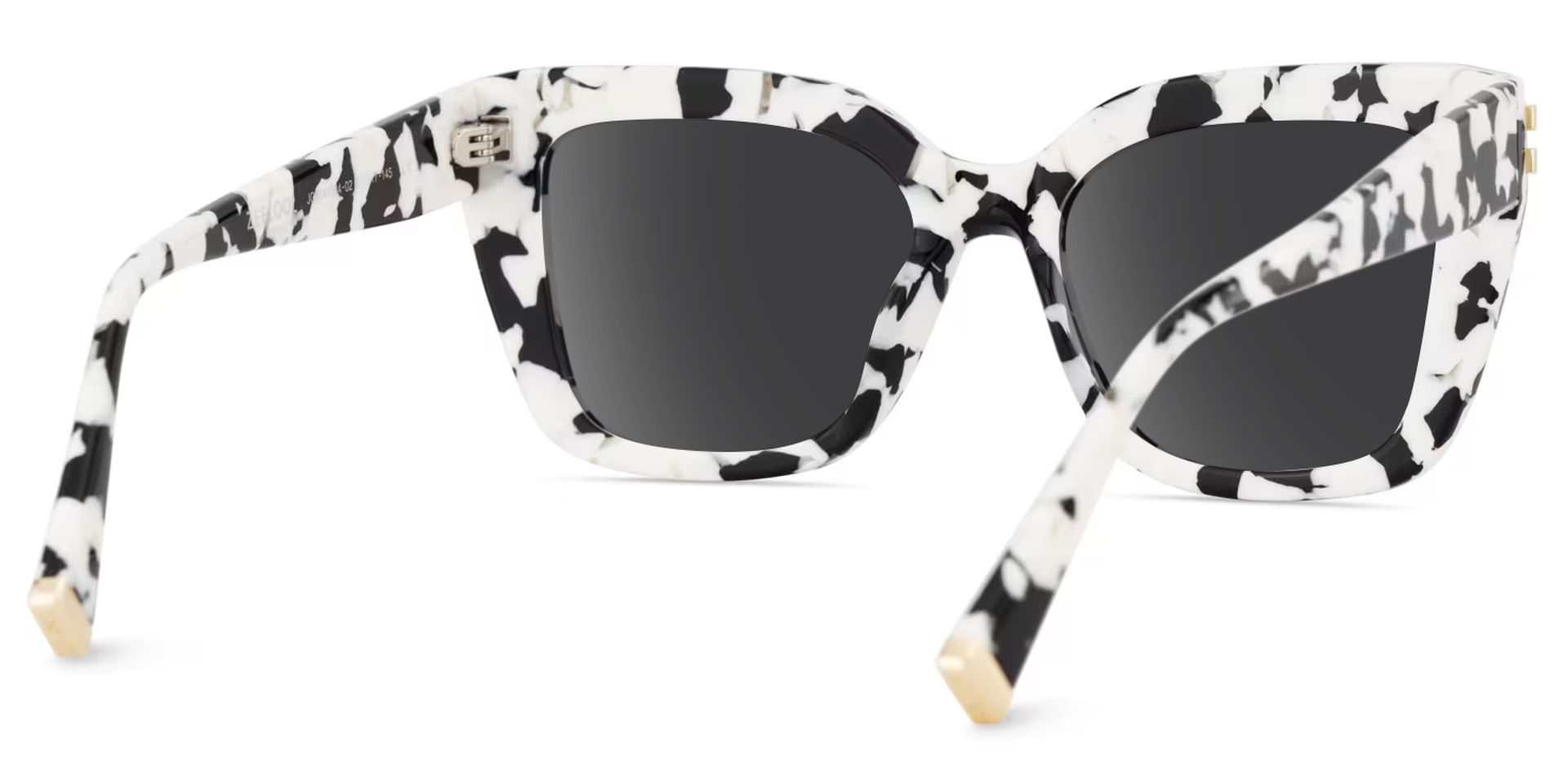 Cow Print Glasses with Square Frames4