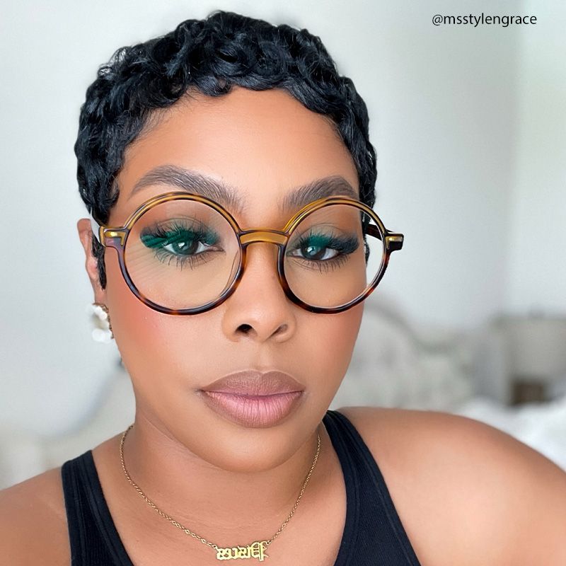 Chantel Round Tortoise Glasses | Zeelool Glasses5