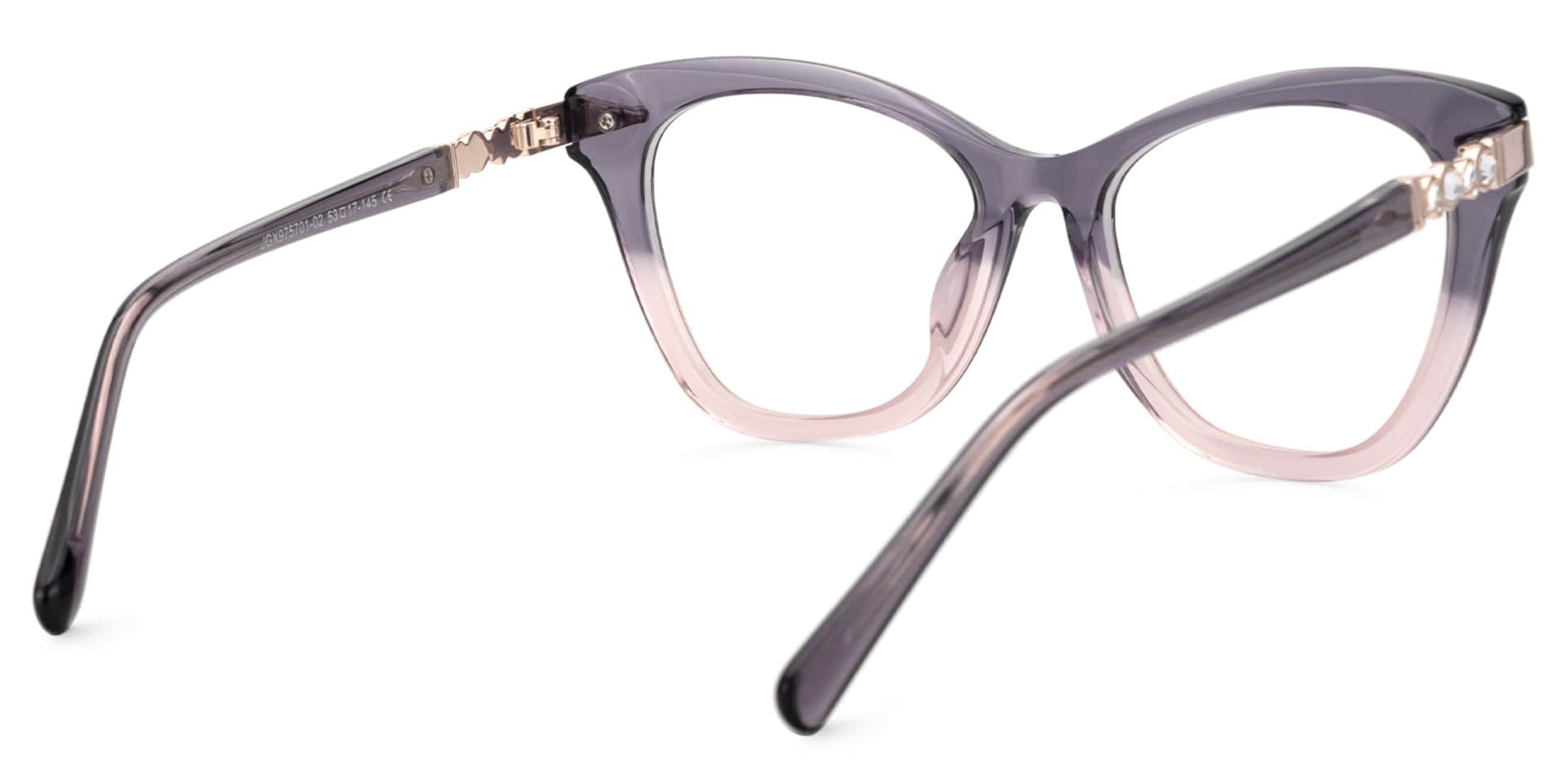 Designer Cledus Glasses in Mixed-Materials Full-Frame3