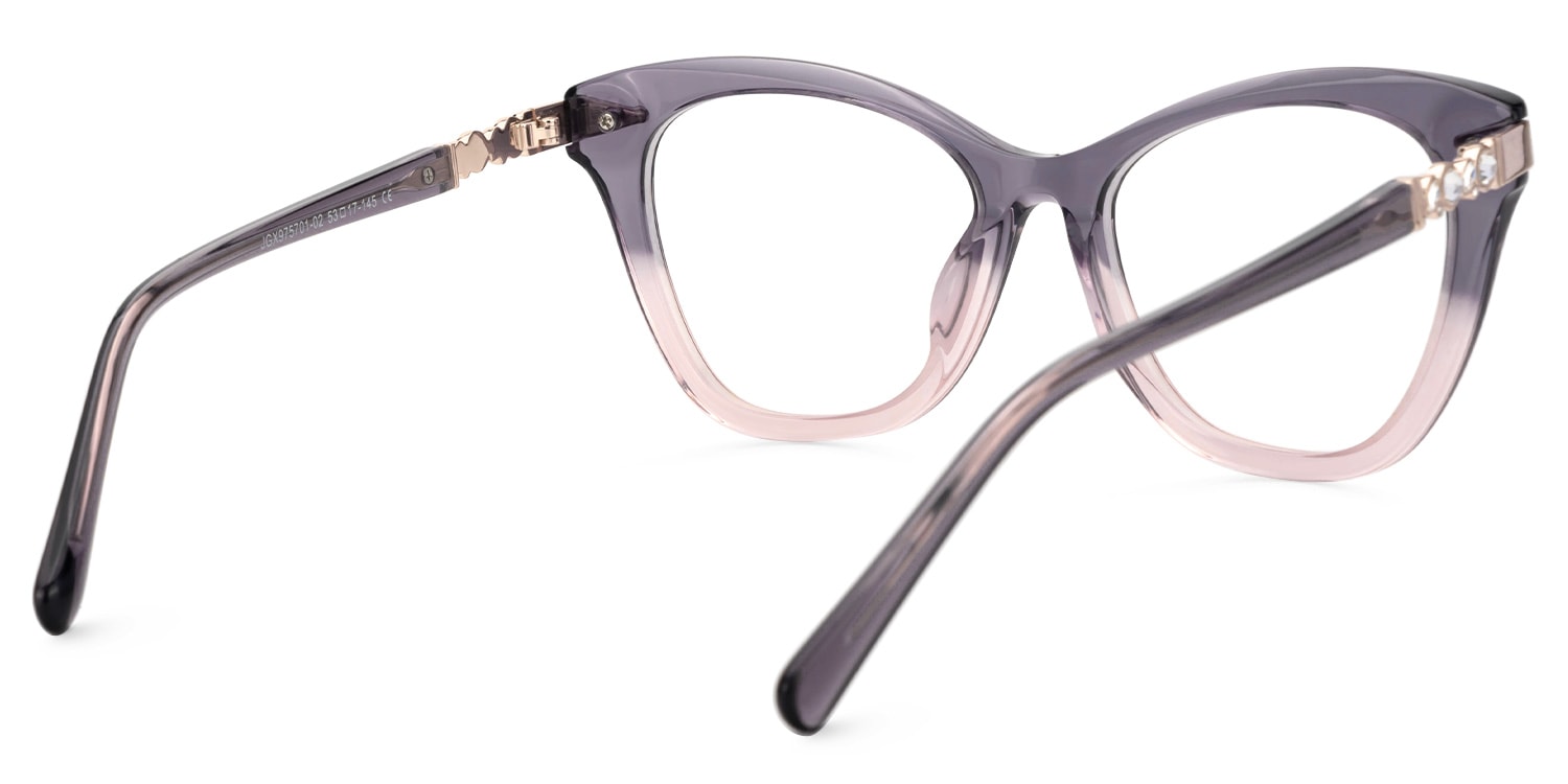 Cledus Cateye Two-Tone Glasses3