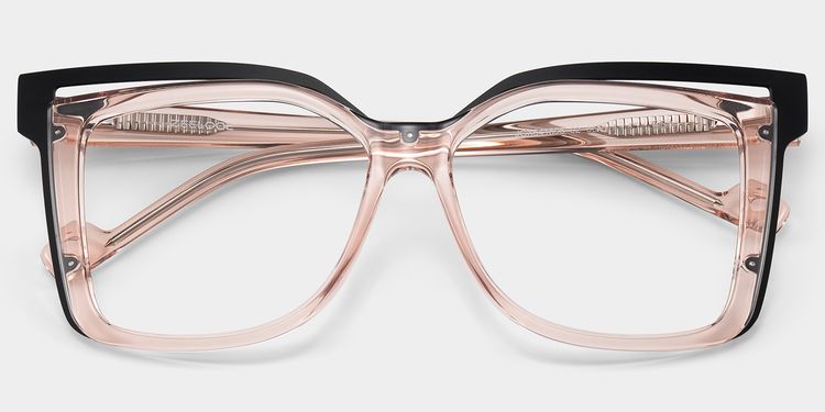 Twolla Square Beige Glasses