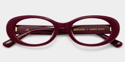The 90s Red Oval Glasses2