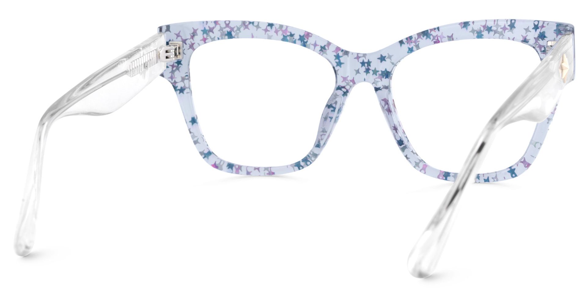 Full Rim Square Frame With Shiny Stars Decorated5