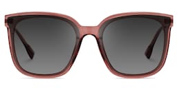 Tammie Square Red Sunglasses0