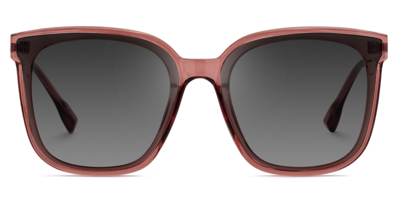 Tammie Square Red Sunglasses