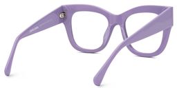 Minfia Purple Square Glasses3